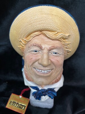 Vintage Bossons ''Jolly Tar'' ChalkWare Wall Mask in Excellent Condition!