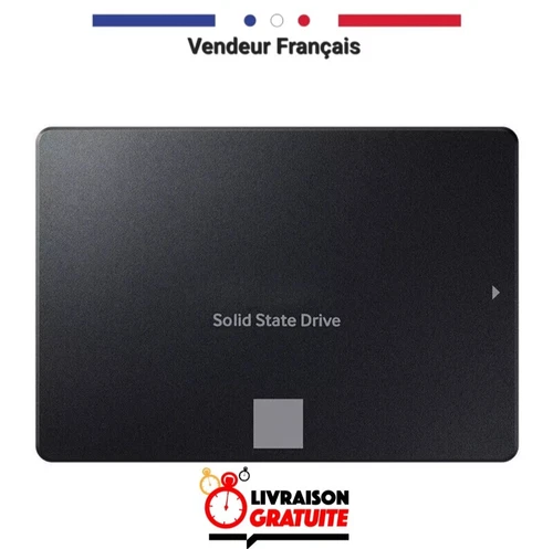 Disque dur SSD SATA III  2.5 pouce Solid State Drive  4TB pour pc portable fixe