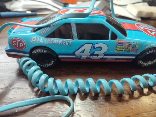 Vtg NASCAR #43 Richard Petty Blue & Red Landline Telephone! *Untested - Picture 4 of 4