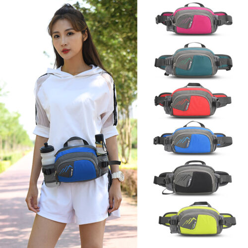 Bum Bag Running Belt Purse Sling Waist Pack Waterproof for Hydration for Jogging - Picture 2 of 24