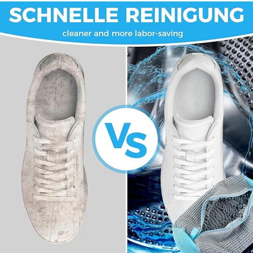 2 Stück Schuhwaschbeutel Sneaker Wäschesack Schuh Waschbeutel für Waschmaschine - Bild 3 von 9