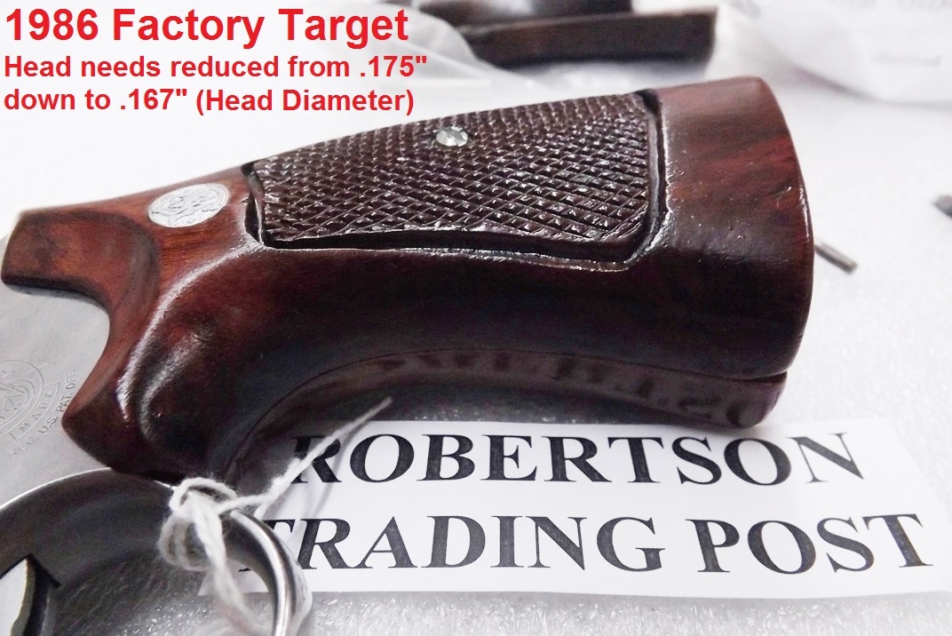 3 SS Grip Screws for S&W K L Revolvers Magna Target 10 19 66 686