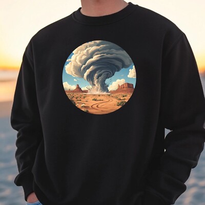Tornado Wüste Sweatshirt Kuschelig und Perfekt für jeden Anlass S bis 4XL