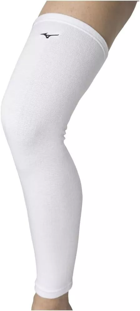 Mizuno Japan Volleyball Knee Pad Supporter Super Long V2MYA011 White