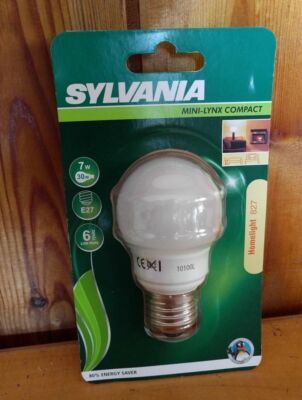 Birne SYLVANIA Energiesparend E27 7W/30W Mini Lynx Kompakt Heiß - A