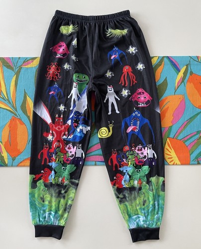Garten of Banban Kids Size 8-10 Elastic Waist Joggers Lounge Pants - Picture 6 of 6