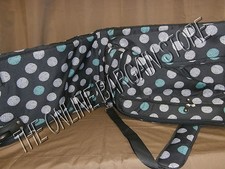 Pottery Barn Teen Jet Set Getaway Snowball Dot Black Snowboard Bag Tote Rolling