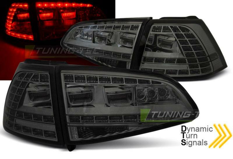 Feux arriere LED Golf 7 look GTI fuming pour remplacer des optiques ternis