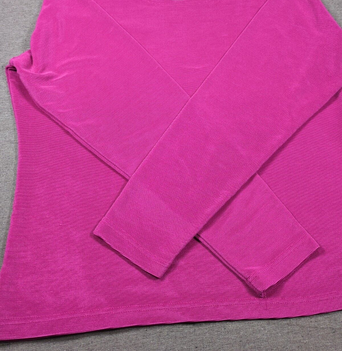 Basic Pink Horizontal Rib Knit Pullover Womens Si… - image 8