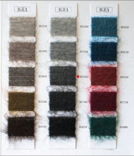 IGEA ASTRO 23 nm Super Kid Mohair 500g Cone Col. Mittelgrau Italien - Bild 6 von 9