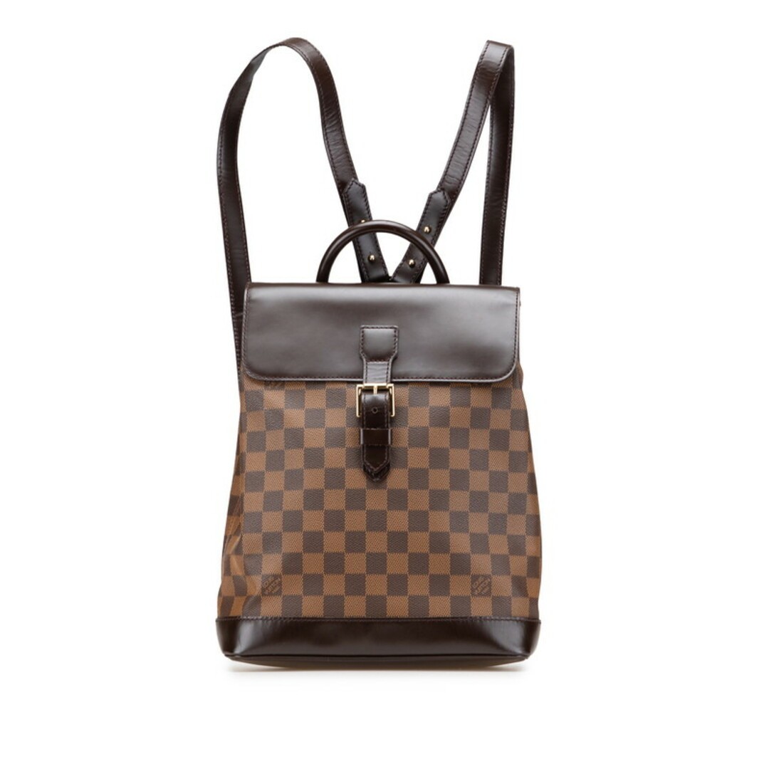 Louis Vuitton Damier Soho Backpack M51132 in PVC for Women 1-0217057