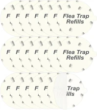 20 Pack Flea Trap Refill Discs Replacement Glue Boards 7.1 Sticky Pads Fits New