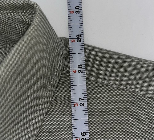 Dover Arrow Men’s Dress Shirt Oxford Cotton Polyester Blend Size 16-32/33 Gray - 第 4/4 張圖片