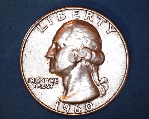 1960-D WASHINGTON QUARTER  BU** 1230-5A
