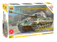 Zvezda 5023 - 1/72 Wwii Dt. KöNigstiger Ausf. B (Henschel) - Neu