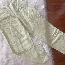 Eileen Fisher Petite Wide Leg Linen Blend Cropped Pants Size Medium Petite