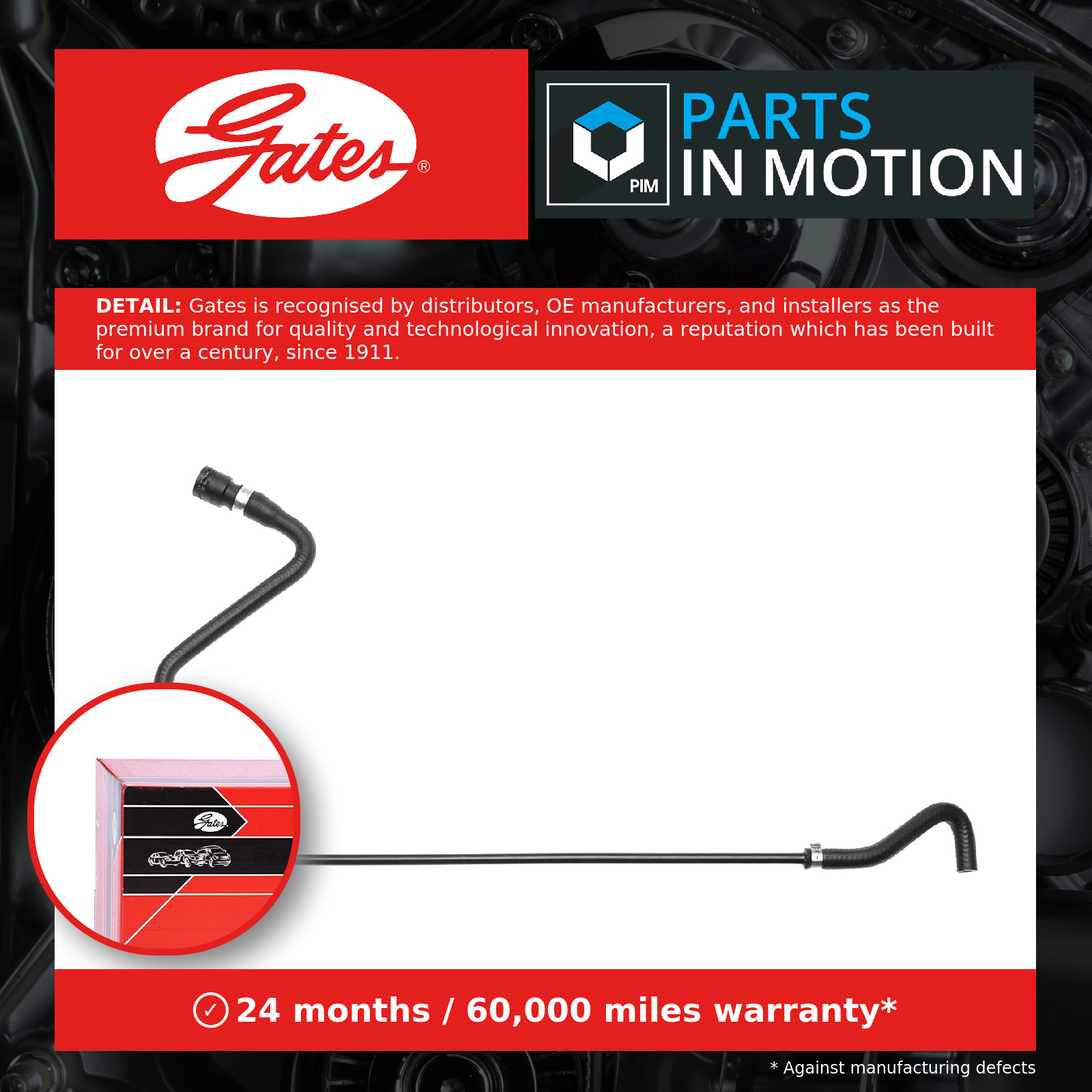 Fits GATES 02-1689 CURVED HOSE 02-1689 - Image 17