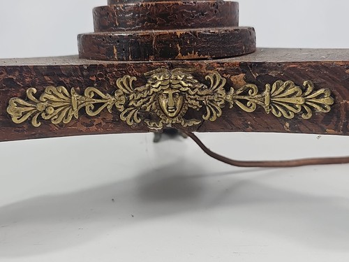 1900c Baroque Carved Altar Candlestick Converted Table Lamp 29" - Picture 4 of 22