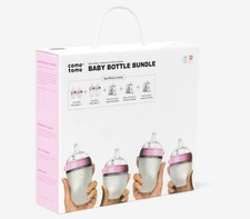 Comotomo BUNDLE1 G Pink. Baby Bottles - 4 Pieces