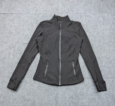 Lululemon Define Jacket Womens 4 Black Luon Athletic Running Train Gym Fitted