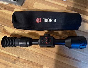ATN ThOR 4 Thermal Night Vision Rifle Scope 384x288 Black w/ Carry Case