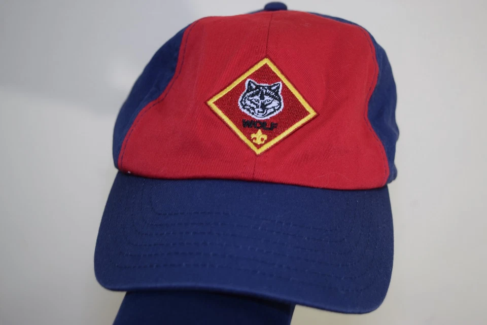 Cub Boy Scouting America USA YOUTH S/M Official Uniform Red Wolf Hat BSA - Image 2 of 4