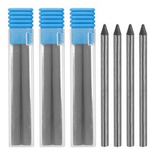 16Pcs 5.6mm 8B Carpenter Pencil Refill, Solid Dry Pencil Refill, Black