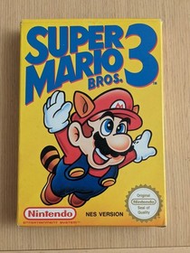 Super Mario Bros 3 NES Nintendo Boxed With Manual + Sleeve + Case Protector