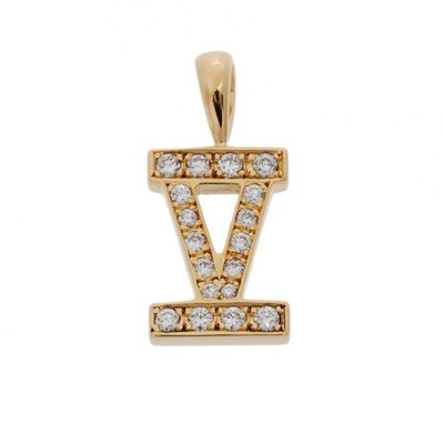 EYEFUNNY V motif diamond pendant  800000144703000