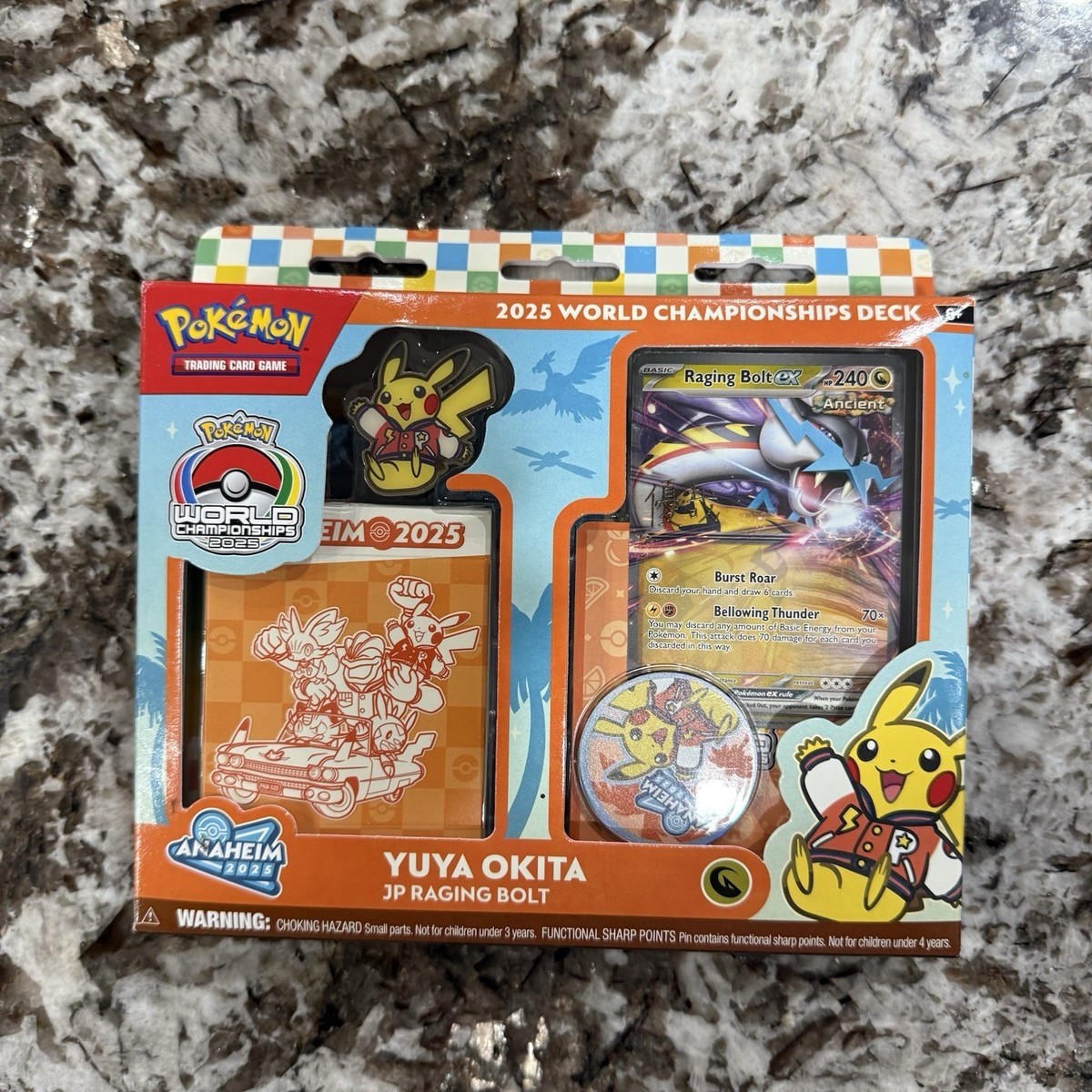 ポケカ 2025年ワールドチャンピオンデッキ 日本YUYA OKITA選手 Pokemon 2025 World Championships Deck Yuya Okita JP Raging Bolt ex