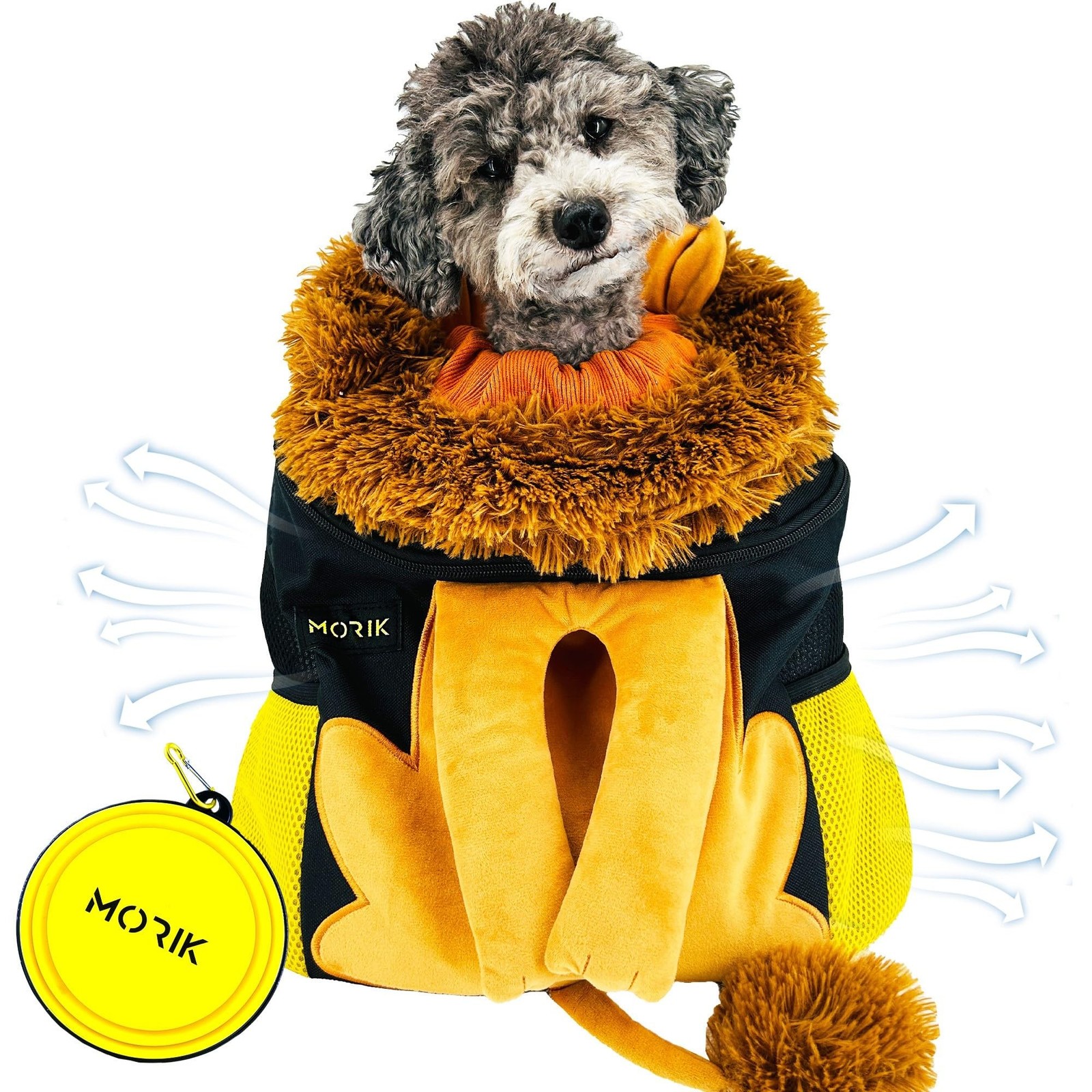 MORIK Lion's Den: Pet Backpack Carrier for Small Dogs and Ca
