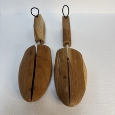 Wooden Shoe Tree Adjustable 12  Metal Rods Expandable