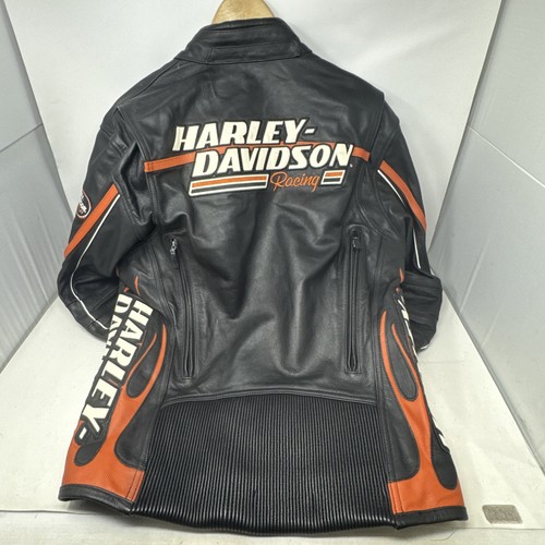 Harley-Davidson Men's Enduro Screamin' Eagle Leather Jacket 97014-24EM - 235 - Picture 2 of 15