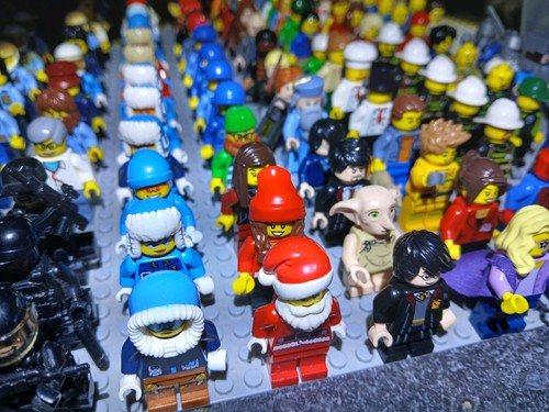 LEGO - lot de 220 figurines Minifig + accessoire / City - Ninja Go Harry Potter - Foto 5 di 12