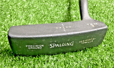 Spalding T.P.M. Precision Ground Blade Putter RH Steel ~34.75''/ NEW GRIP /xx9177
