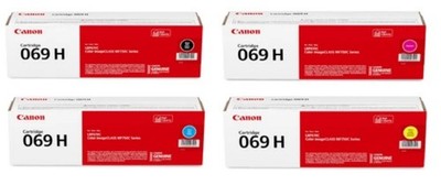 Canon 069H CMYK Toner Set 4 Pack High Yield Genuine OEM imageCLASS MF753Cdw