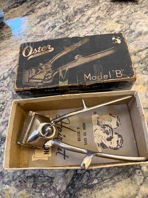 Vintage Oster Model B Professional Hair Clippers w/Box