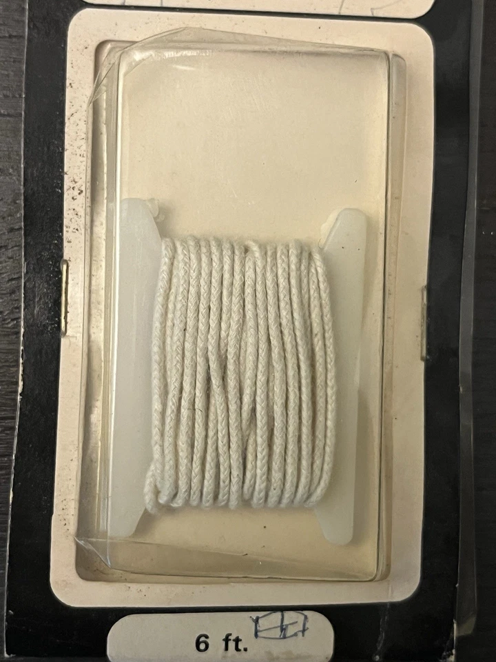 Alambre para manualidades de velas vintage que absorbe Yaley 501/02 sellado nuevo stock antiguo nuevo en caja Foto 3 de 3