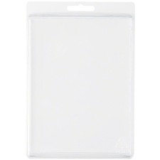 Collecting Warehouse Clear Plastic Clamshell Container, 6.31"H x 4.75"W x 1.25"D