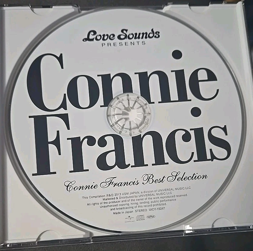 CONNIE FRANCIS - Love Sounds Best Selection JAPAN EX/EX(CD) OBi Rare Foto 4 de 4