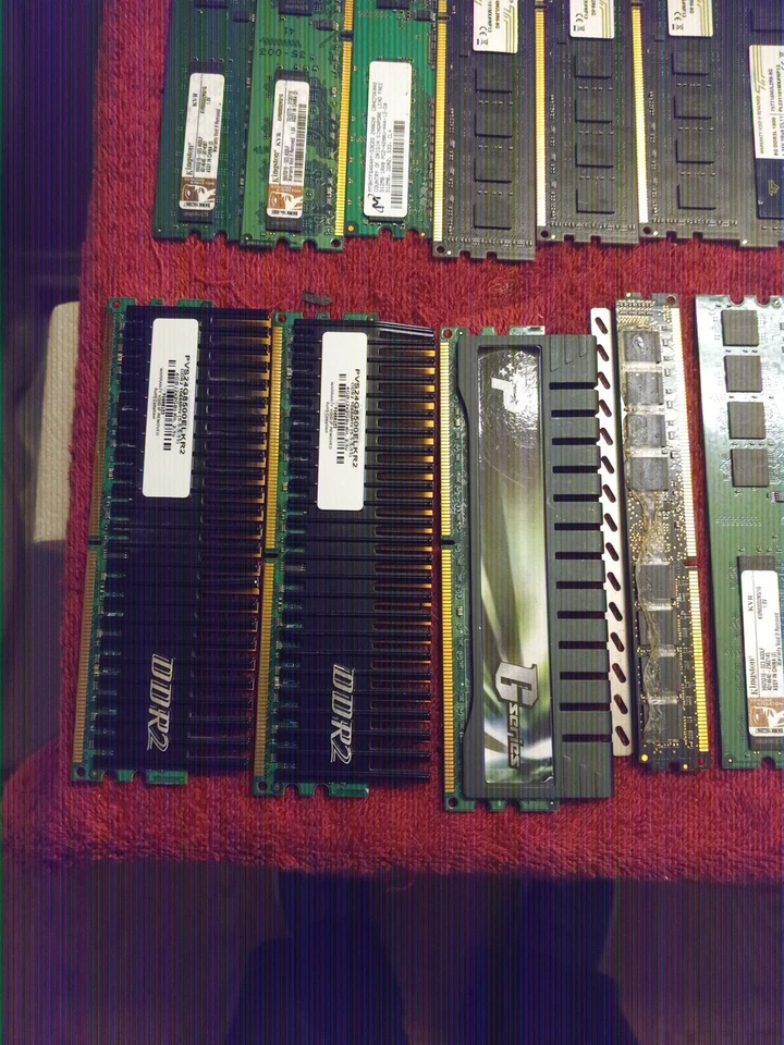 Lot 25 Memory Ram ,Patriot 4GB PC2-8500 DDR2-,more  All  Untested  - Image 3 of 4