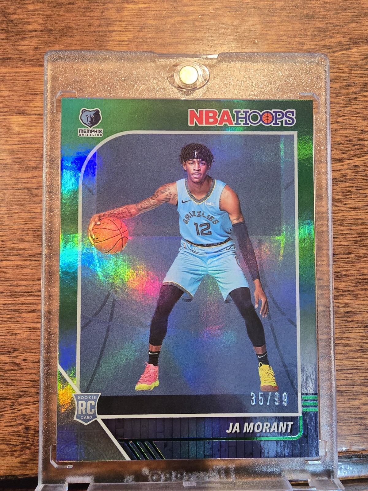 2019-20 Panini NBA Hoops - Ja Morant #259 Green /99 (RC)