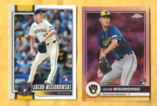 JACOB MISIOROWSKI 2026 TOPPS CHROME Flagship #33 + 2026 TOPPS #10