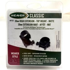 Weaver 30mm High Scope Rings 49152 New in Box