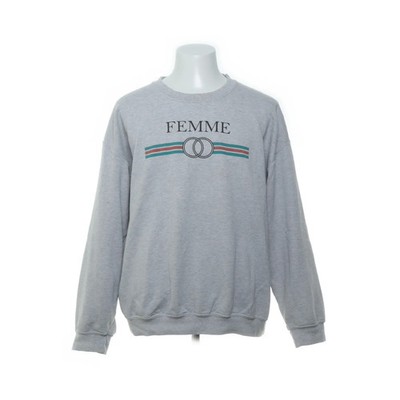 Missy Empire, Sweatshirt, Größe: L, Grau, Baumwolle/Polyester, Print, Sweat #miS