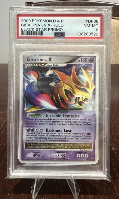 Pokemon Giratina LV.X DP38 Black Star Promo 2009 PSA 8