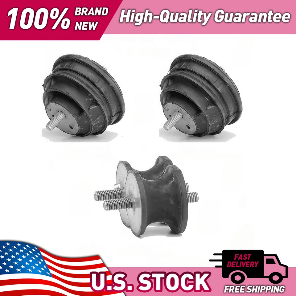 Engine Motor Mount Kit Motor Engine Mount for BMW Z8 2000 2001 2002 2003 5.0L V8 - Image 3 of 4