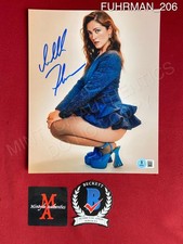 Isabelle Fuhrman autographed signed 8x10 photo model pose Beckett COA