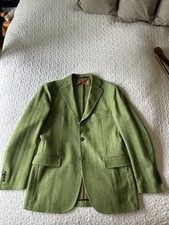 Orig. Tagliatore Herren Sakko Fischgrat grün Gr. 50, neuwertig, Neupreis 698 €