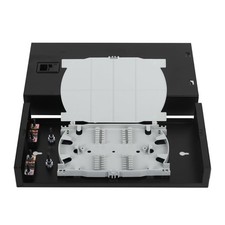 6 Port Rack Mount Enclosure Fiber Optic Box for Racks Cabinet LGX Patch Panel